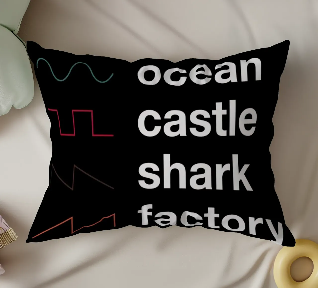 Know Your Waveforms coussin de Florent Bodart
