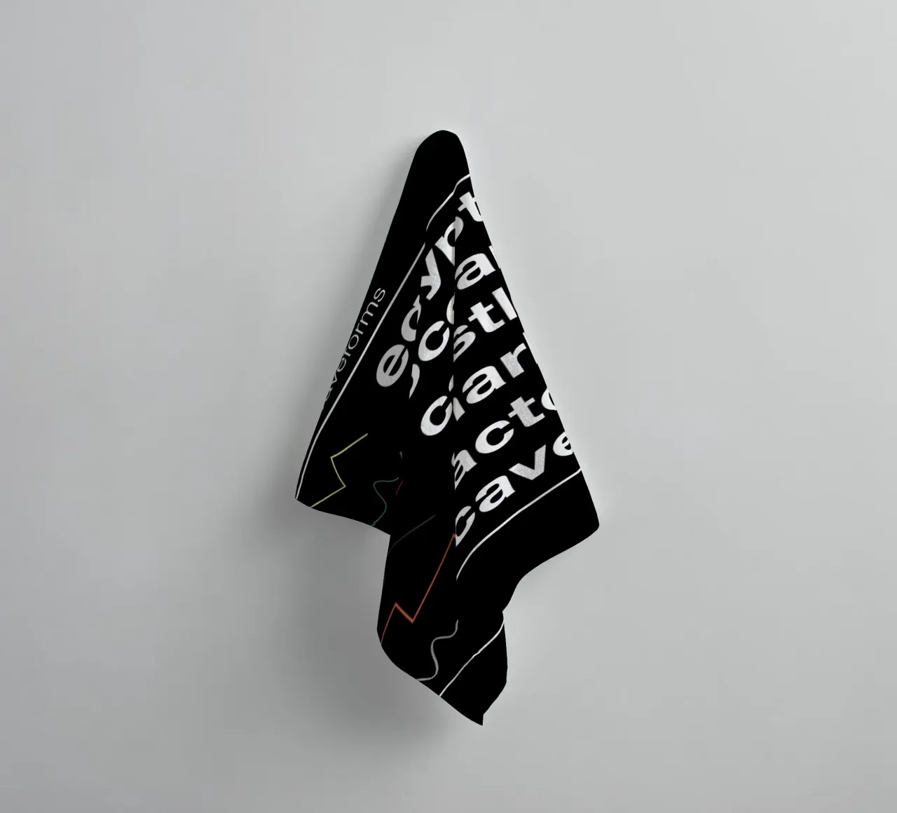 Know Your Waveforms toalla de baño de Florent Bodart