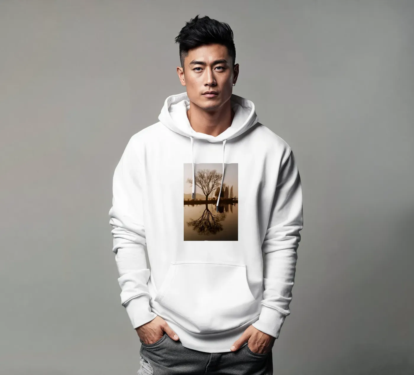 boomreflectie hoodie van Earthly Visions