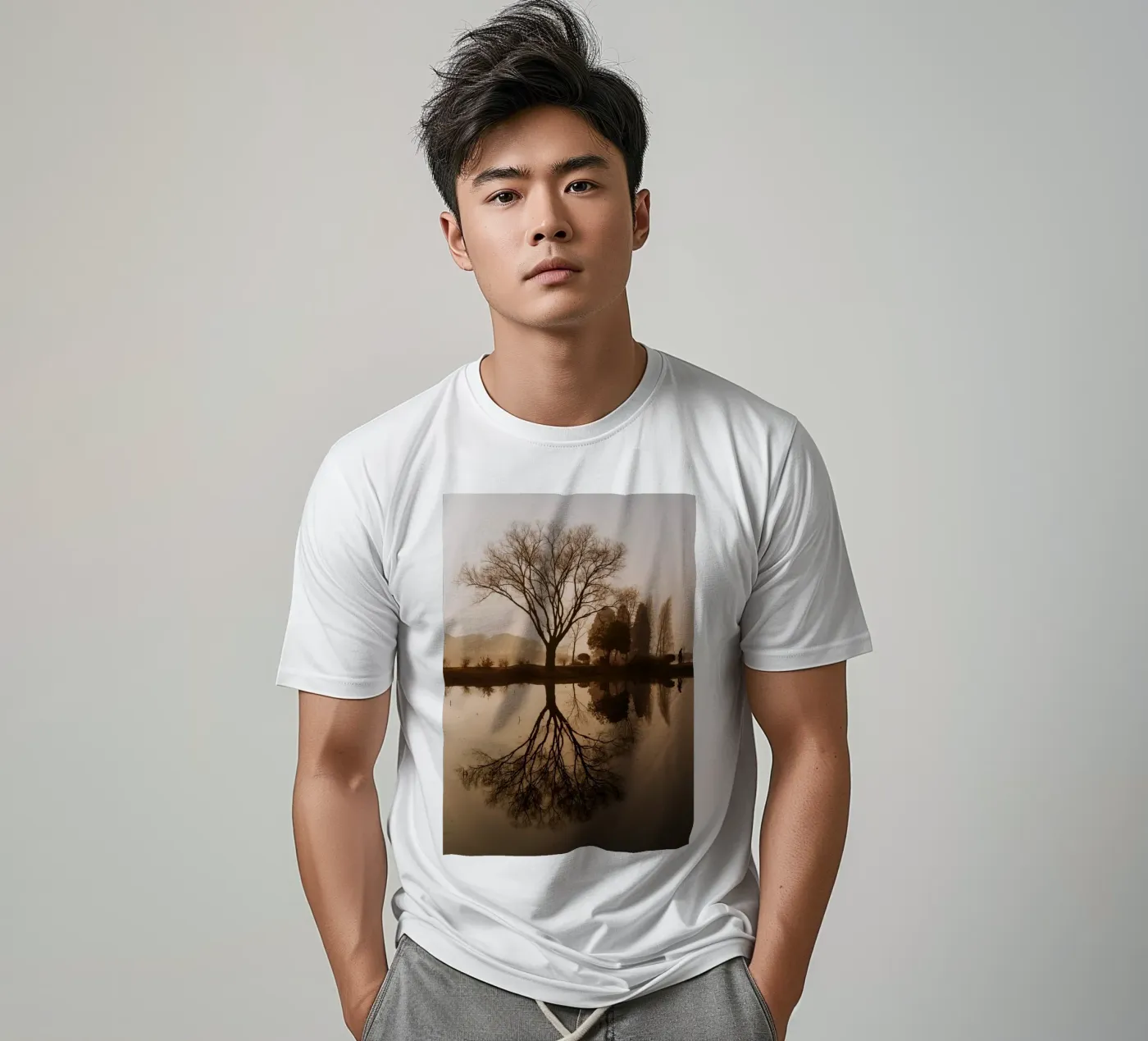 riflessione sull'albero t-shirt da Earthly Visions