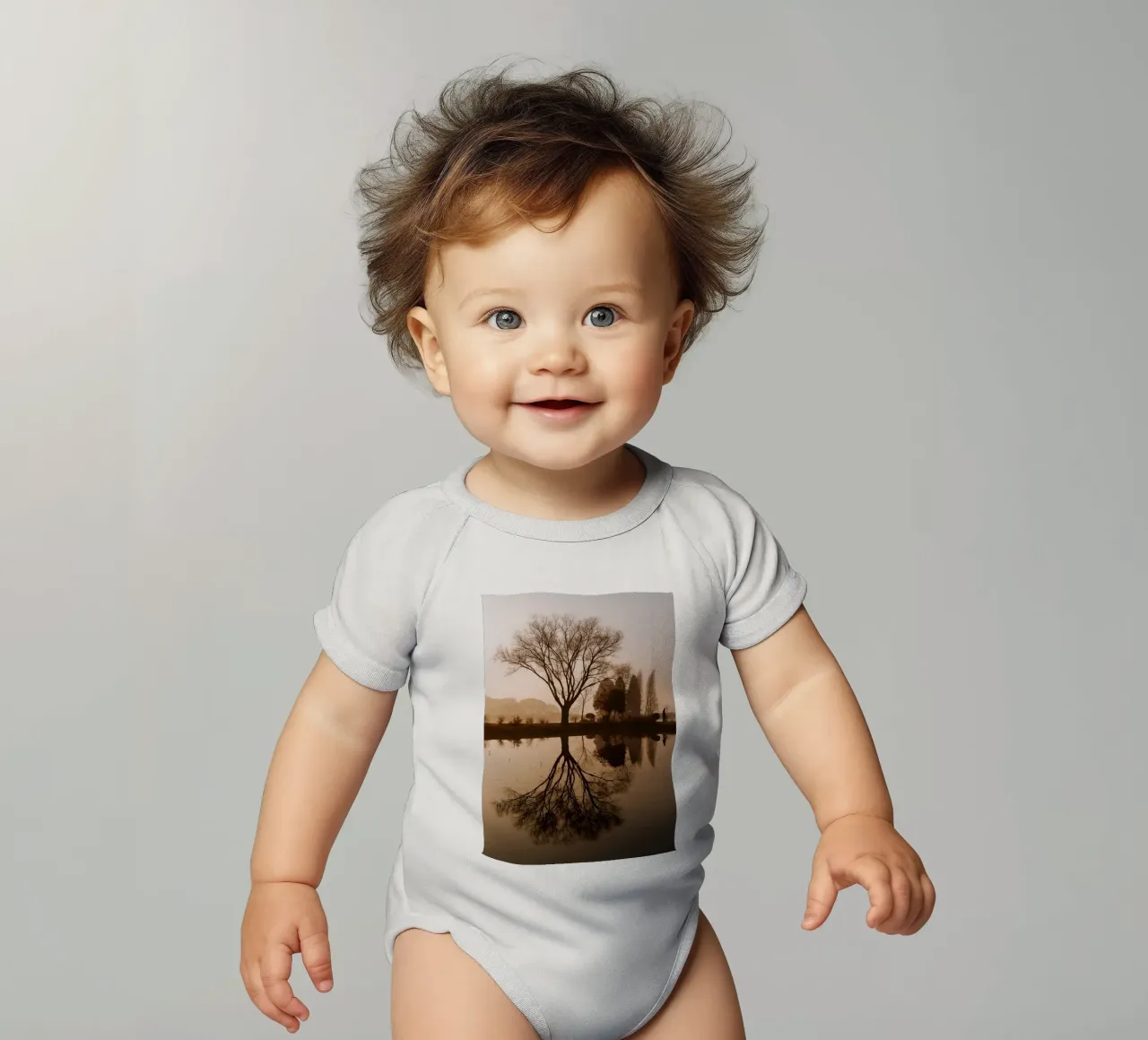 réflexion sur les arbres body bébé de Earthly Visions