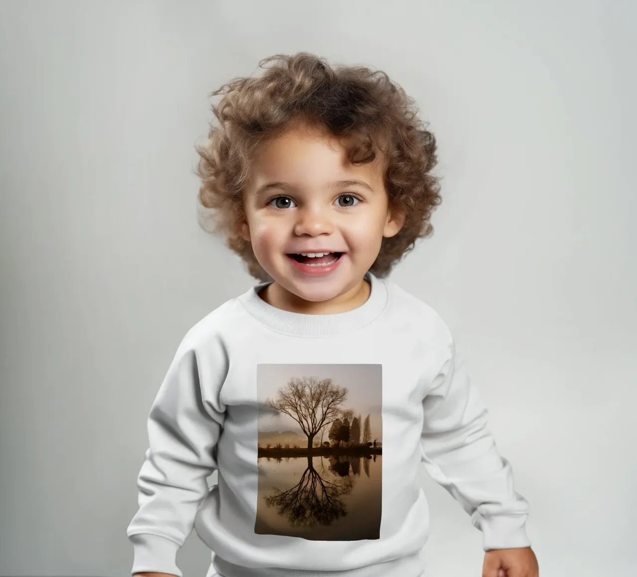 riflessione sull'albero felpa neonato da Earthly Visions