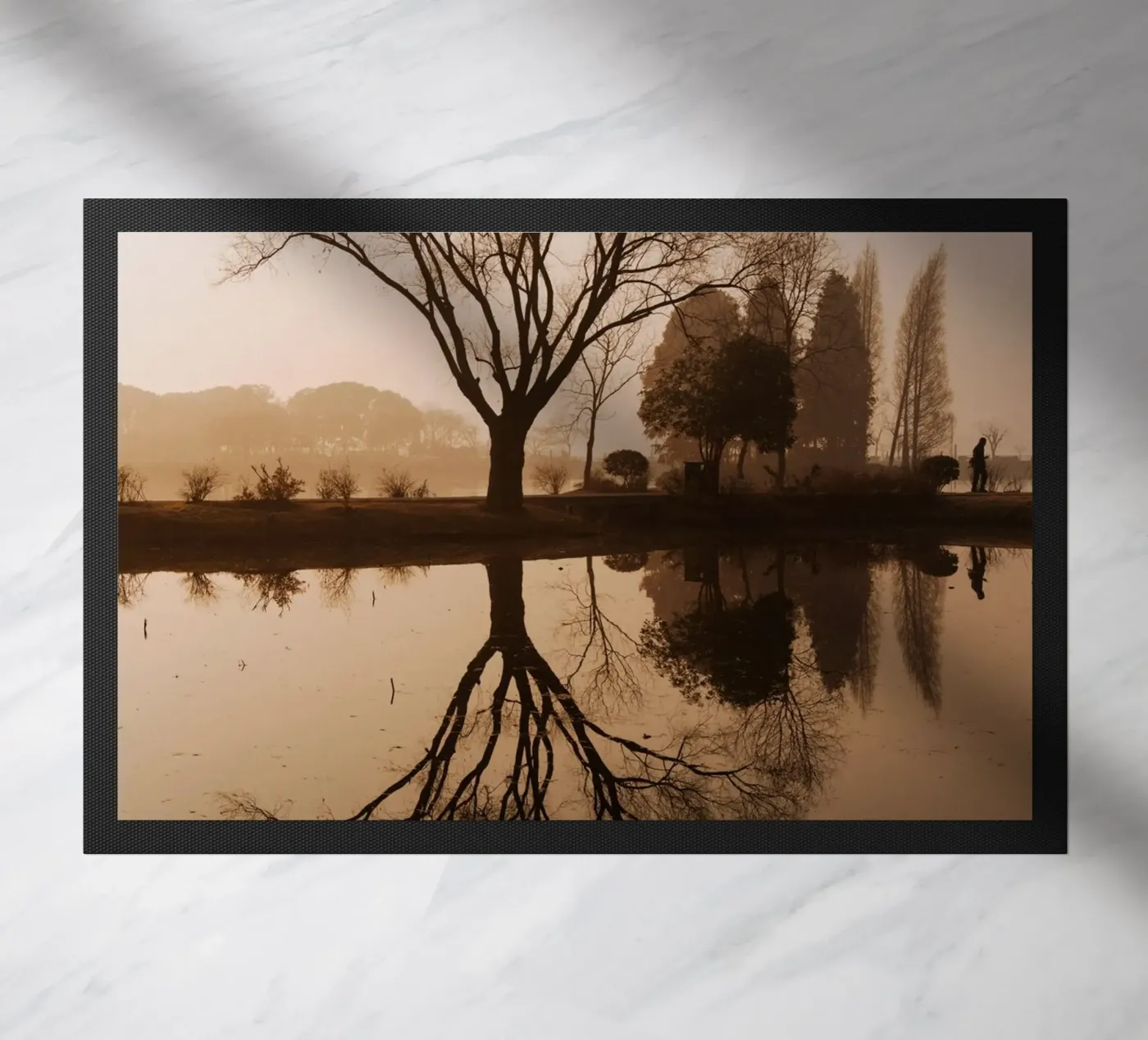 tree reflection doormat by Earthly Visions