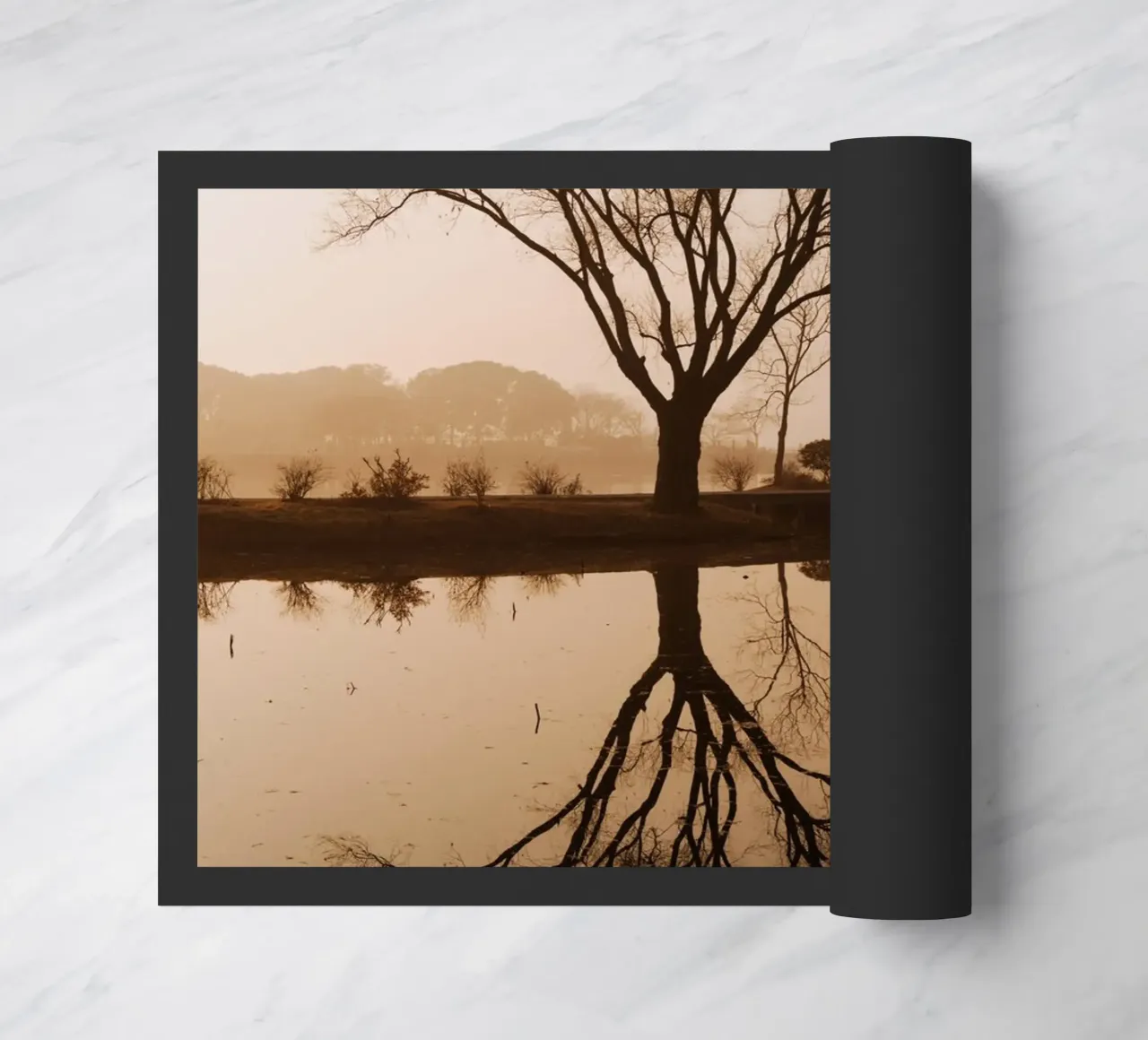 tree reflection doormat by Earthly Visions