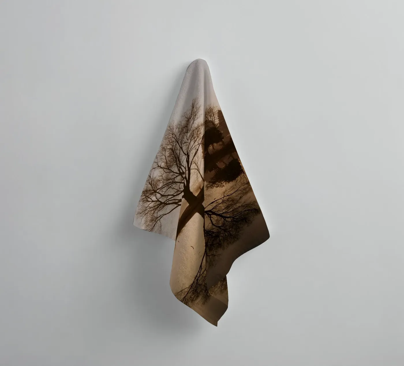 tree reflection towel by Earthly Visions