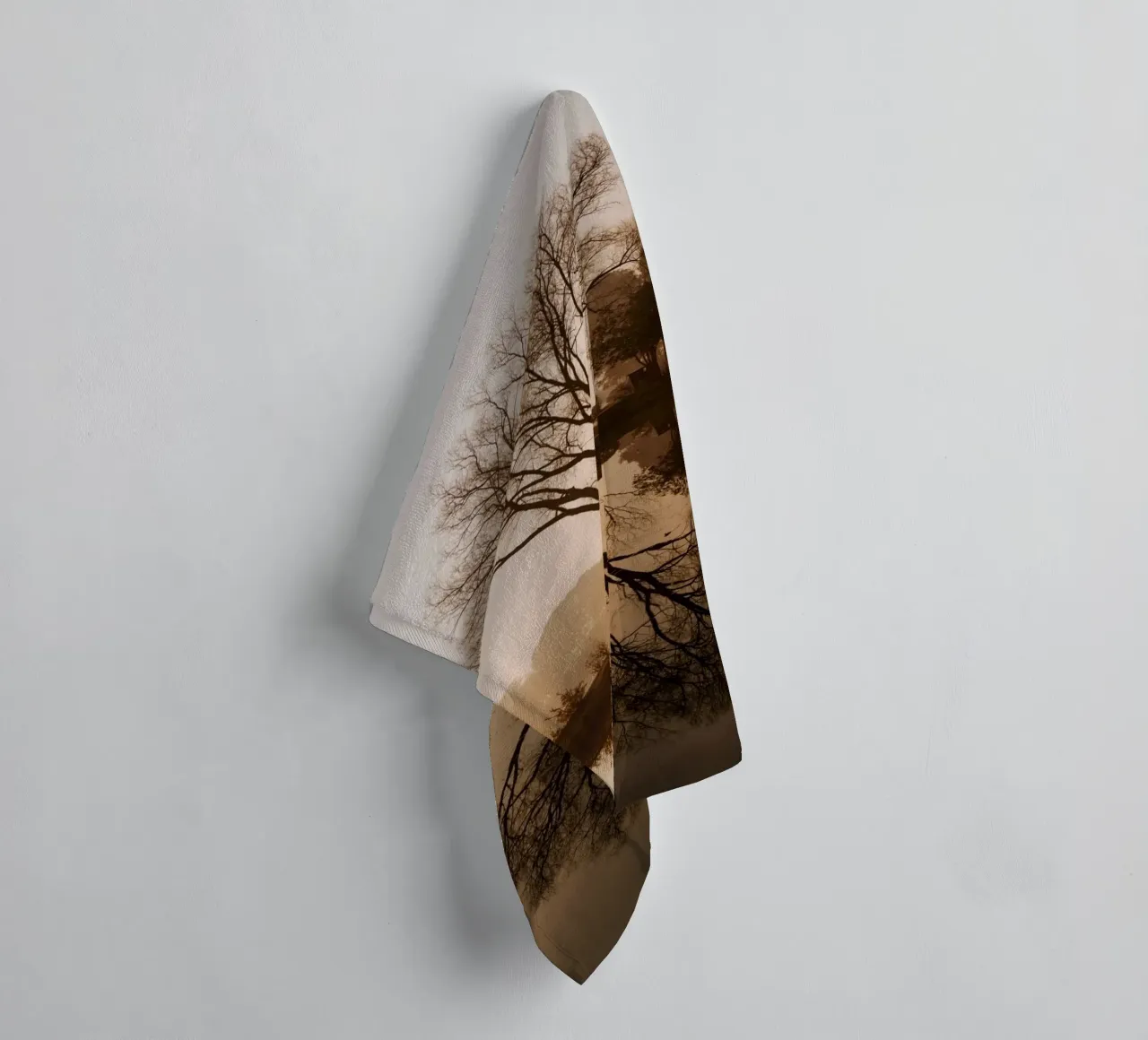 tree reflection towel by Earthly Visions