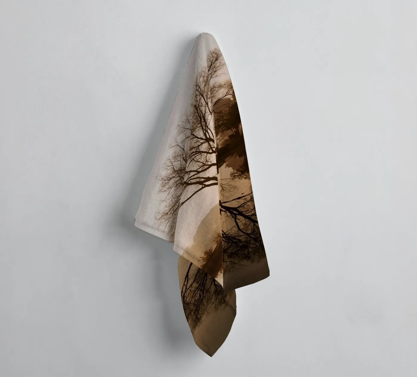 tree reflection towel by Earthly Visions