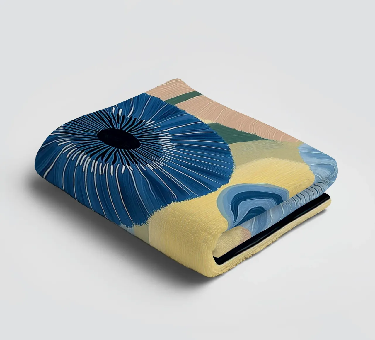 Flowers abstract towel by Imagine
