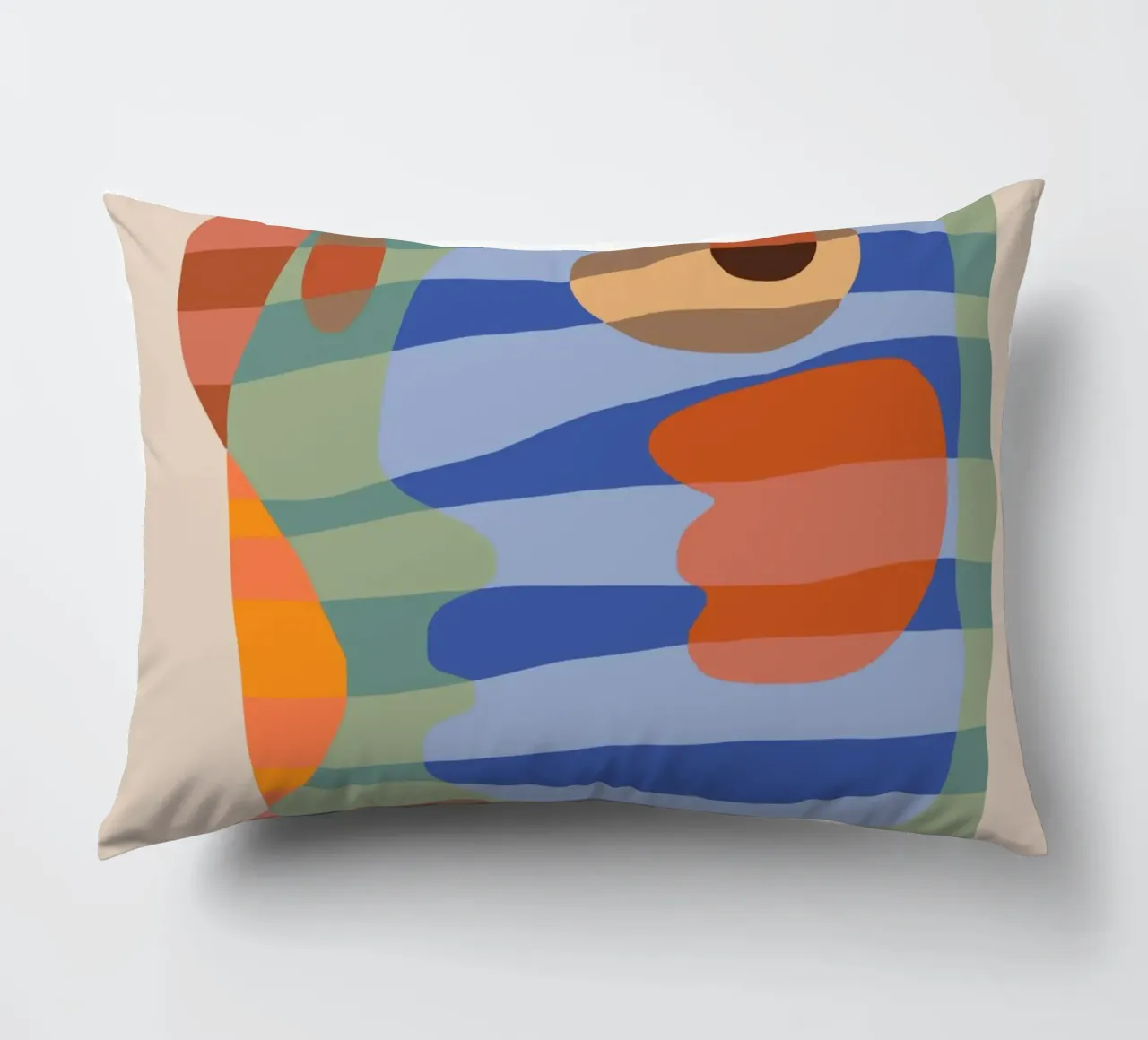 Forme a strisce colorate cuscino da Little Dean