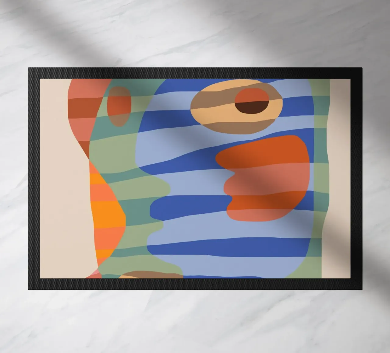 Forme a strisce colorate zerbino da Little Dean