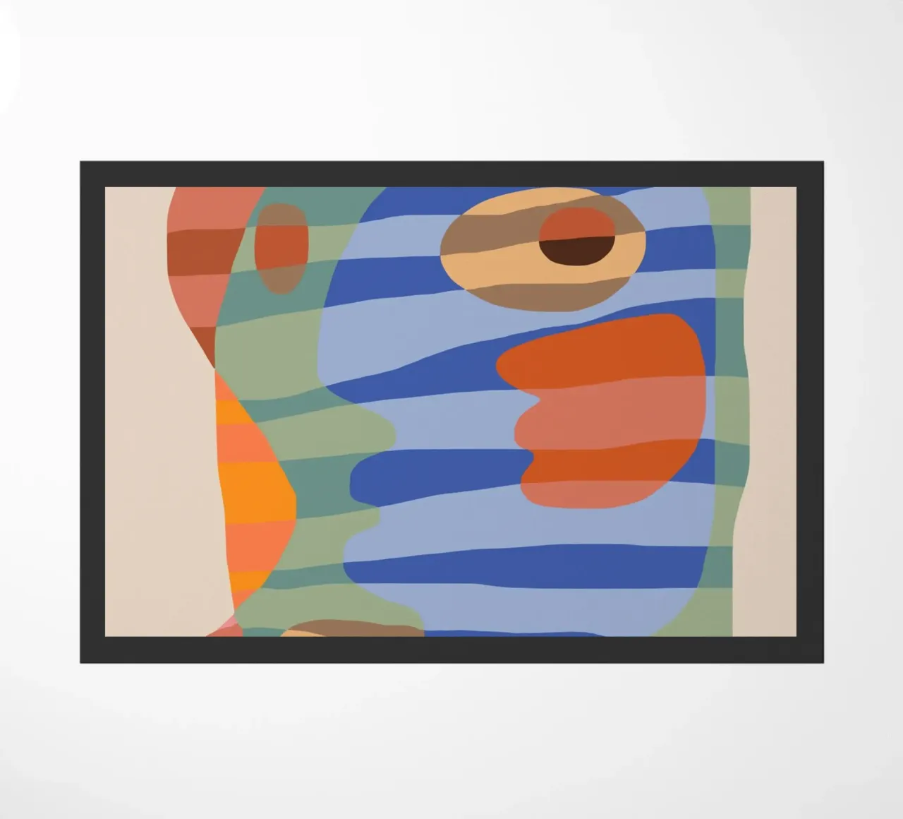 Forme a strisce colorate zerbino da Little Dean