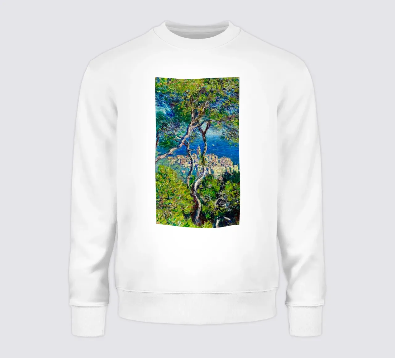 vue de la ville depuis le sommet de la colline sweat de SMG Store