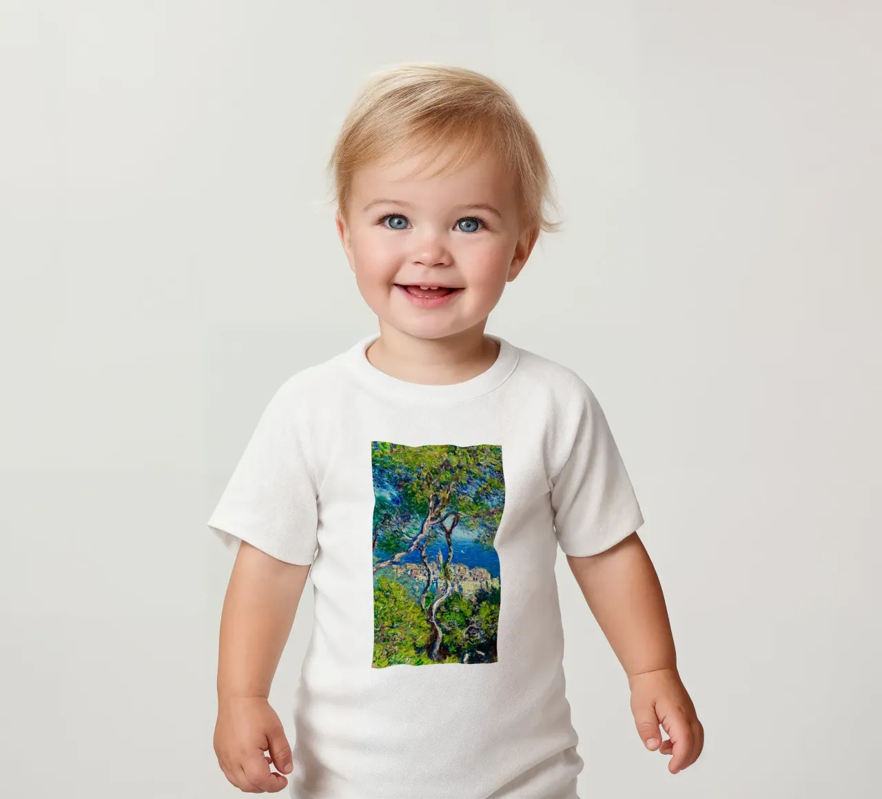 vue de la ville depuis le sommet de la colline t-shirt pour bébé de SMG Store