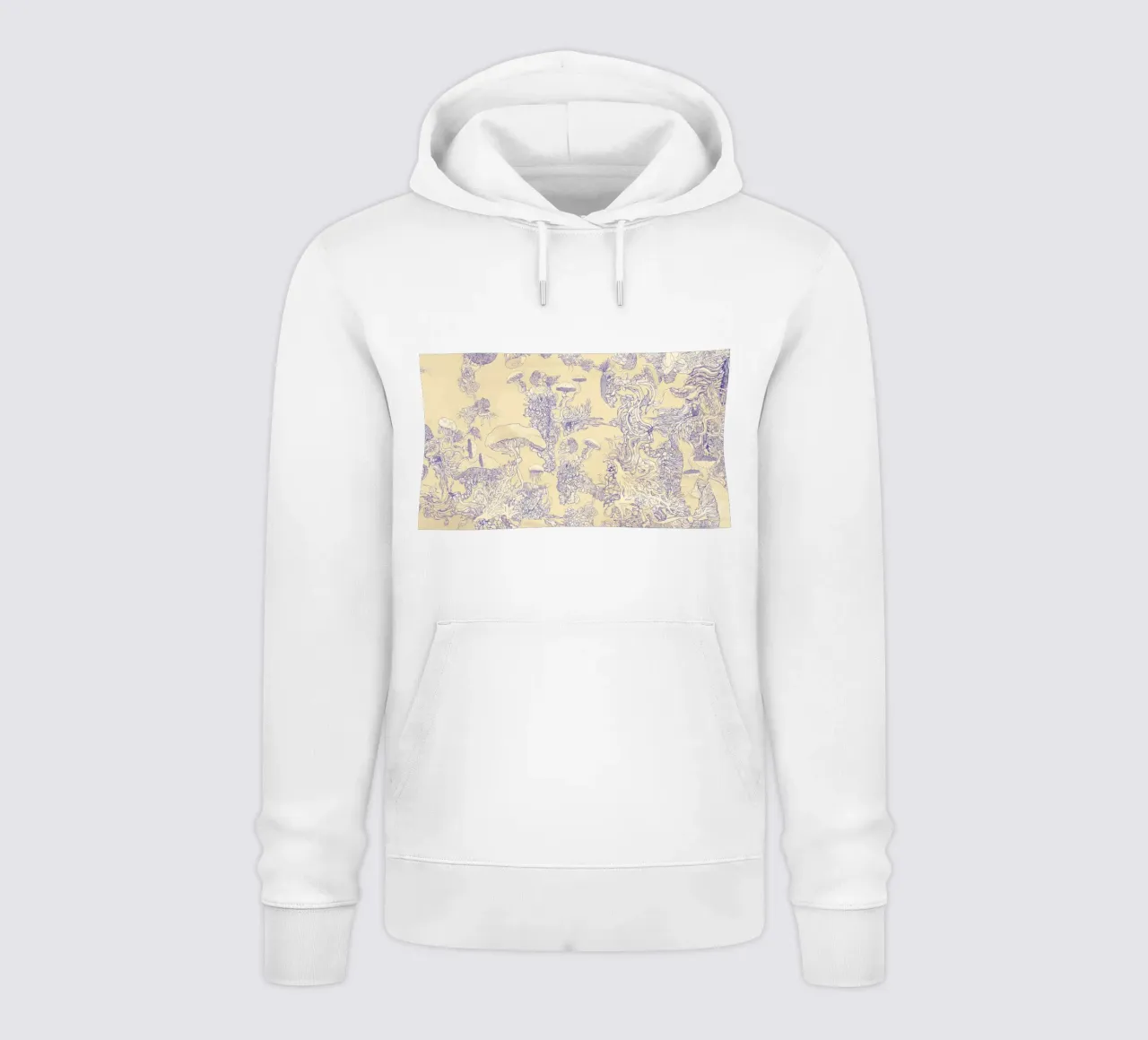 cream mushr felpa con cappuccio da Giulio Iurissevich