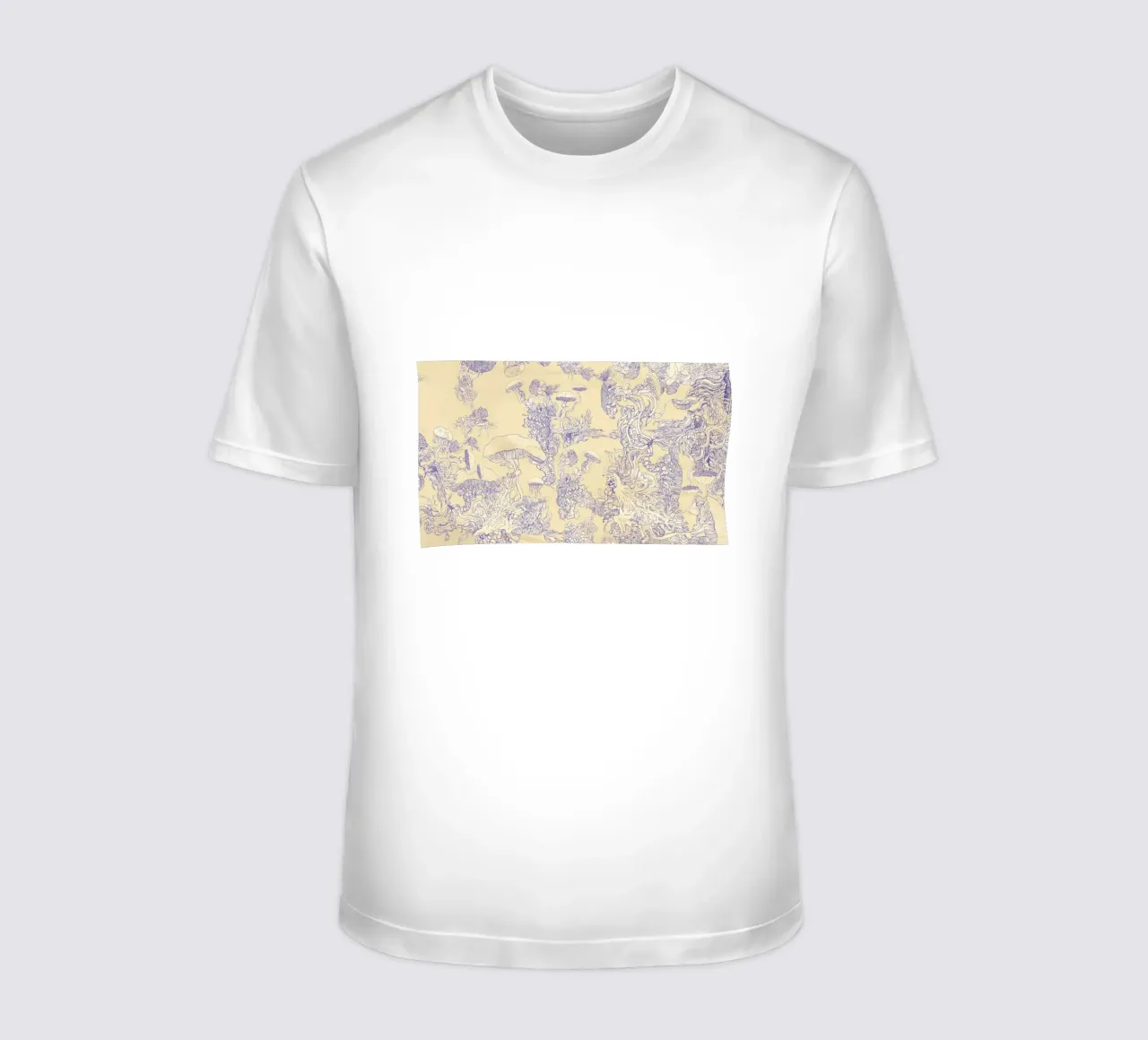 cream mushr t-shirt da Giulio Iurissevich