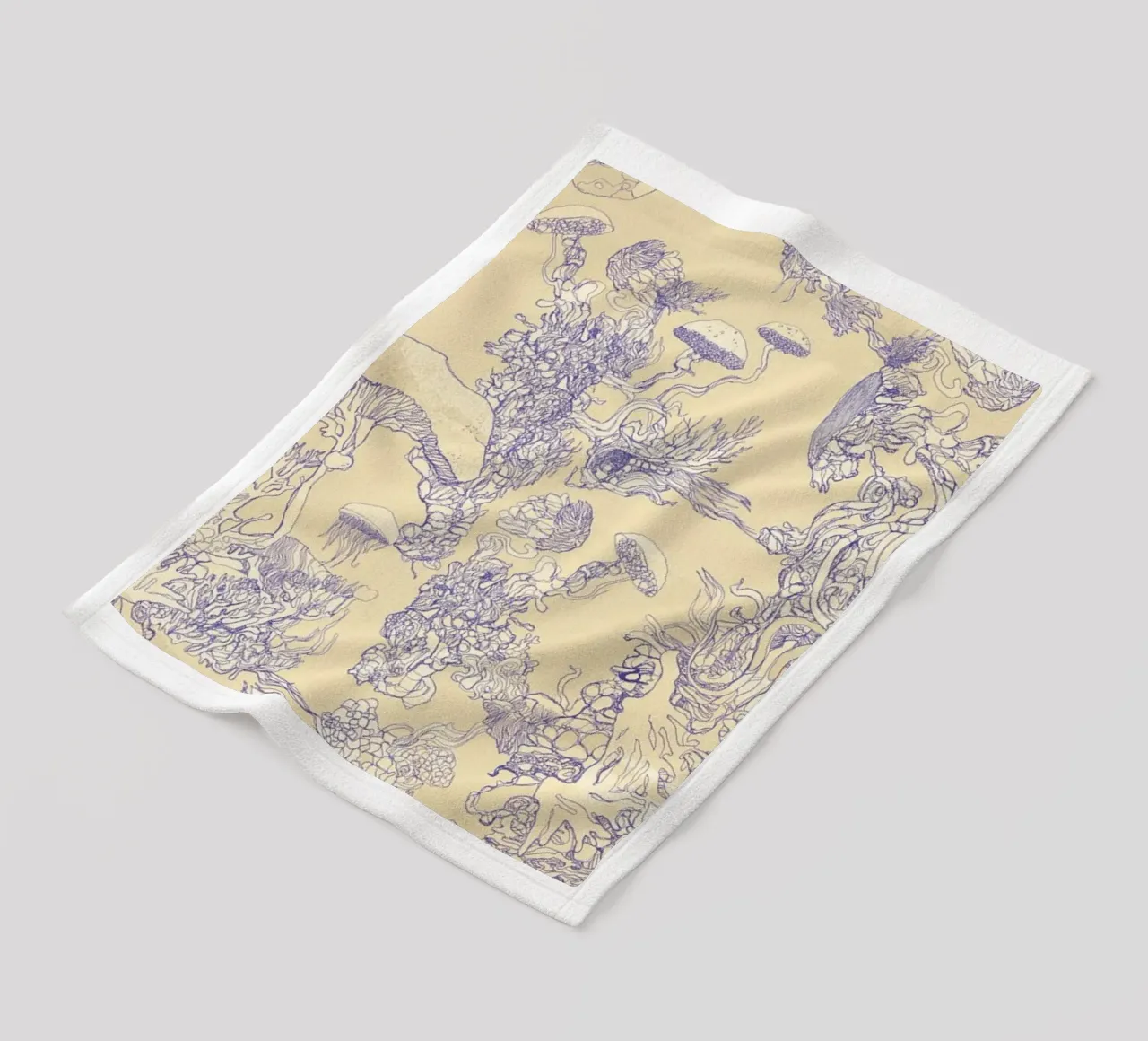 cream mushr coperta in pile da Giulio Iurissevich