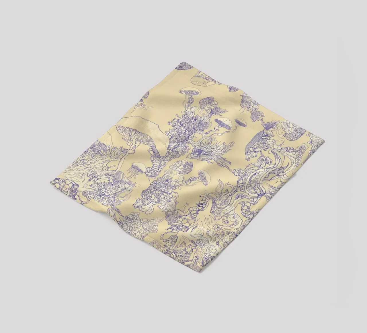 cream mushr coperta in pile da Giulio Iurissevich