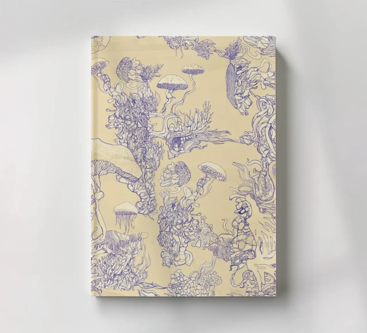cream mushr notebook by Giulio Iurissevich