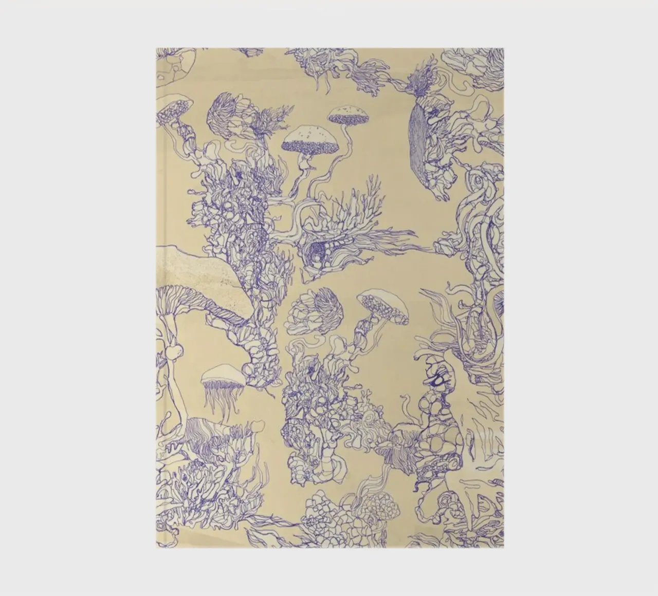 cream mushr notebook by Giulio Iurissevich
