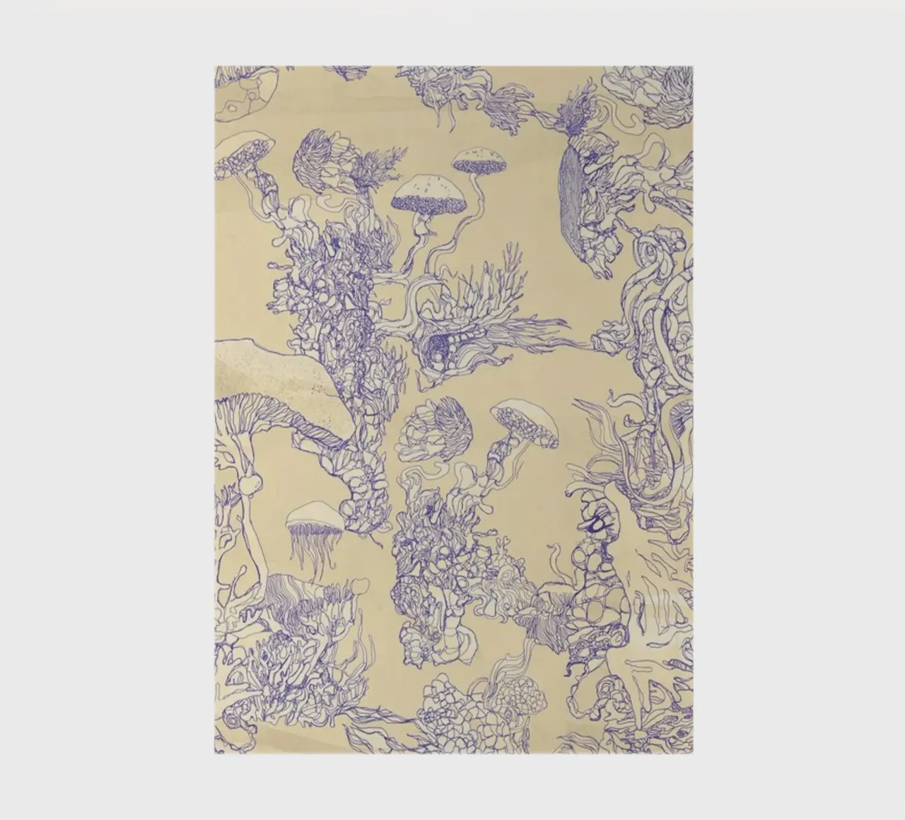 cream mushr notebook by Giulio Iurissevich