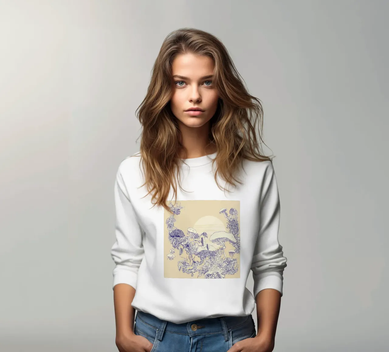 corallo mushr felpa da Giulio Iurissevich