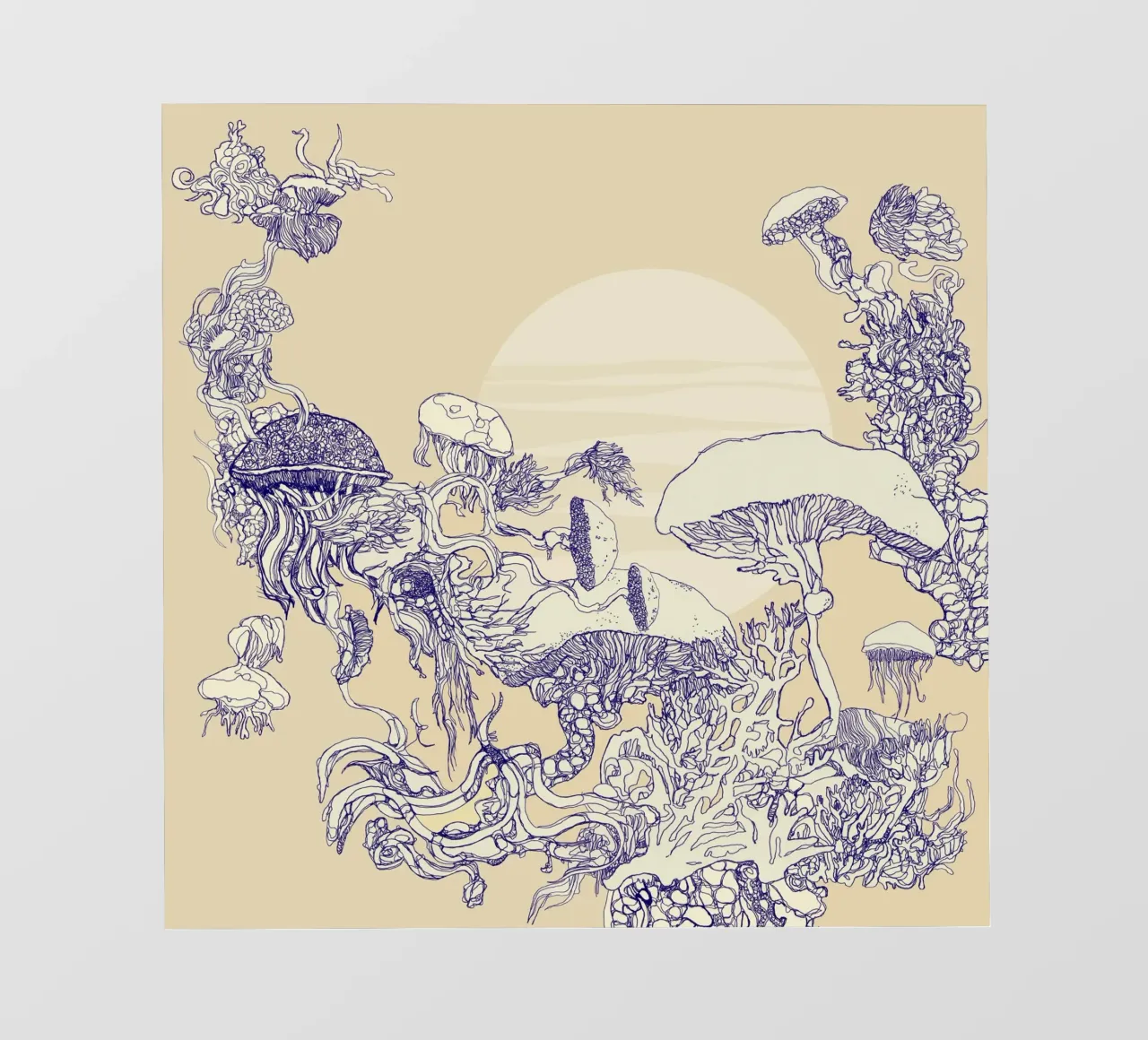 corallo mushr telo in pvc da Giulio Iurissevich