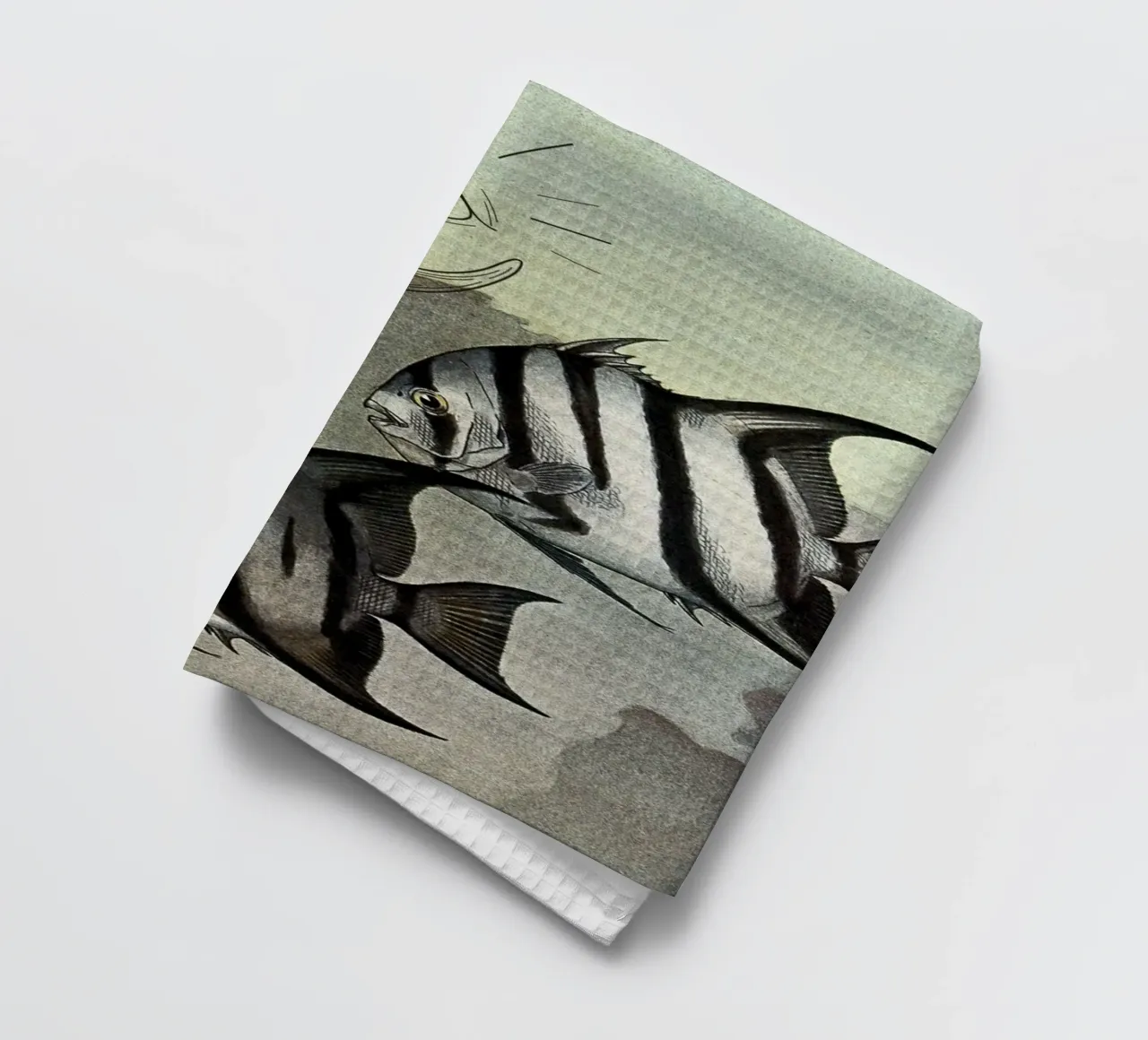 Poisson piqueur et sortilège Craft | Press Play Art Print Collage torchon de Press Play Art Prints