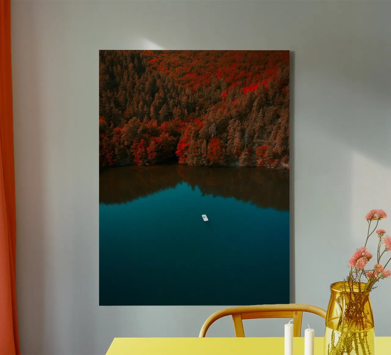 bootmeer canvas met Baklijst van Earthly Visions