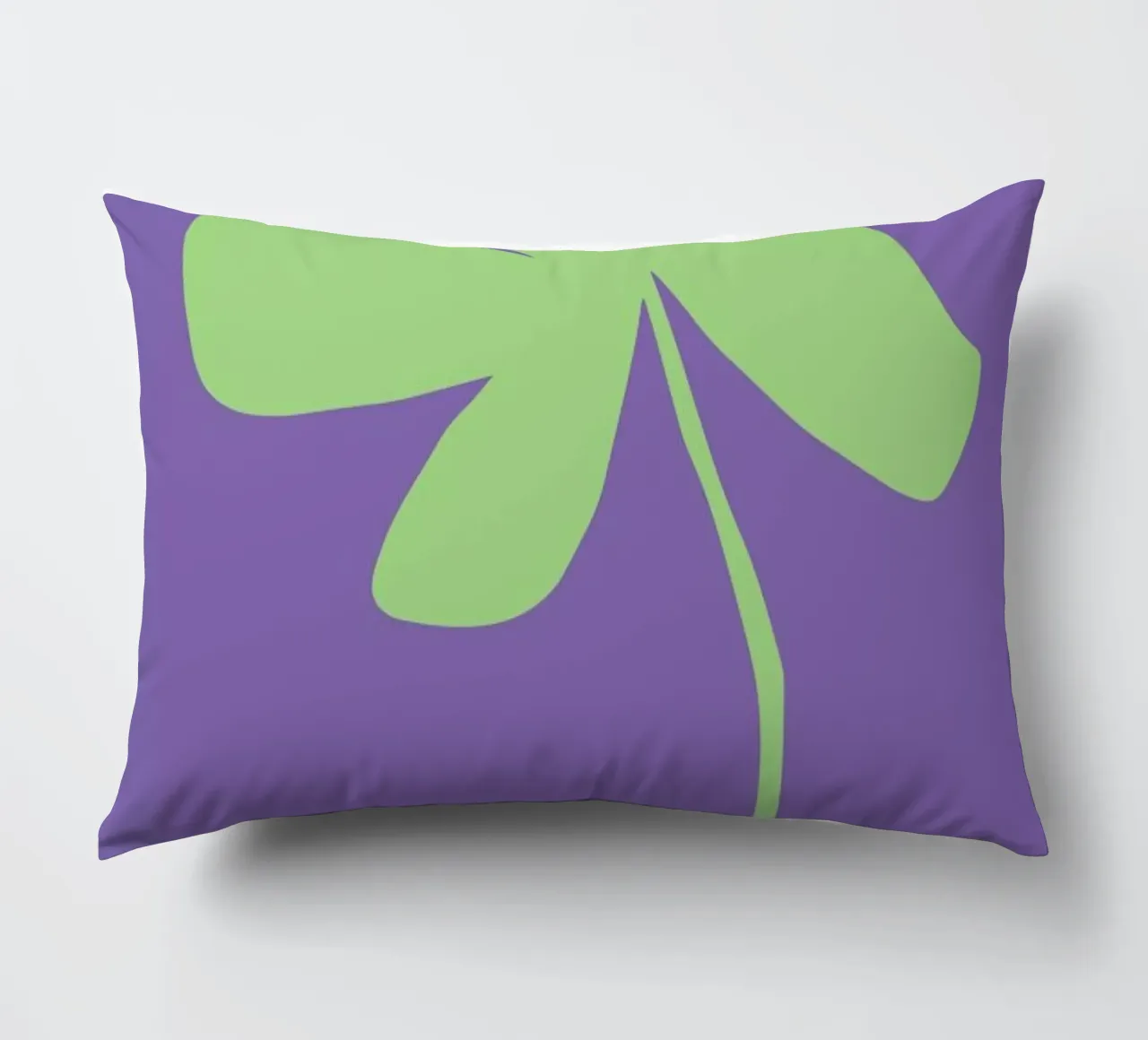 Single Green Flower cuscino da Pure
