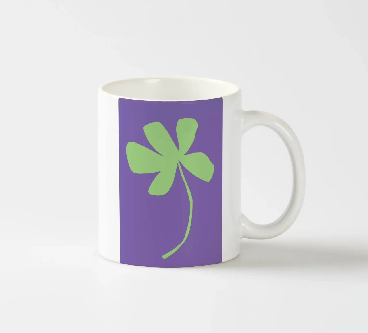 Single Green Flower tazza in ceramica da Pure
