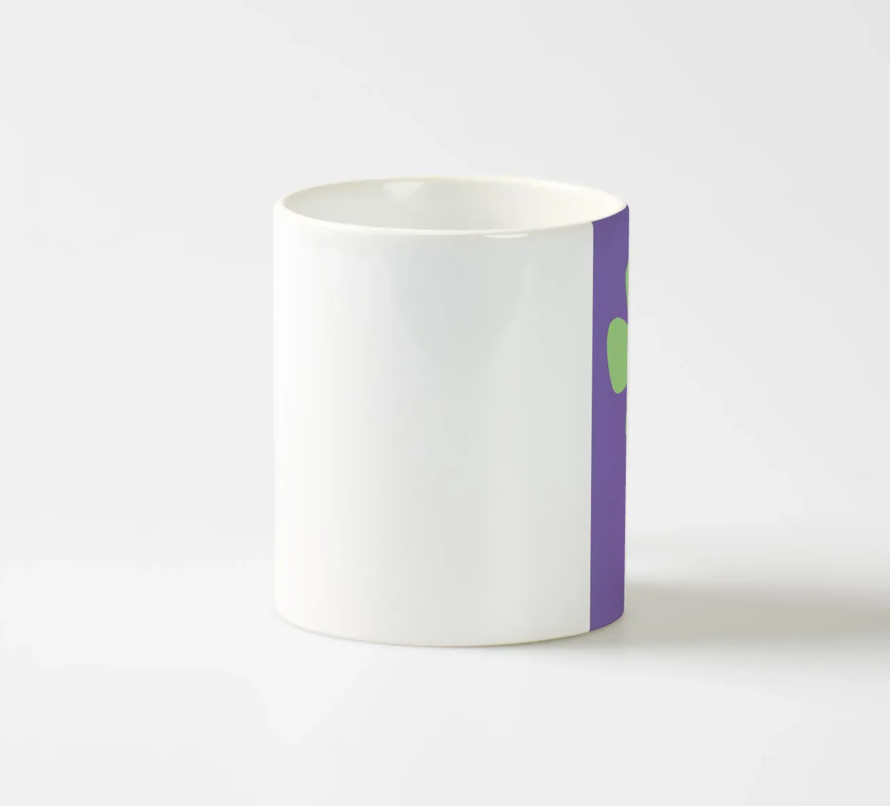 Single Green Flower tazza in ceramica da Pure