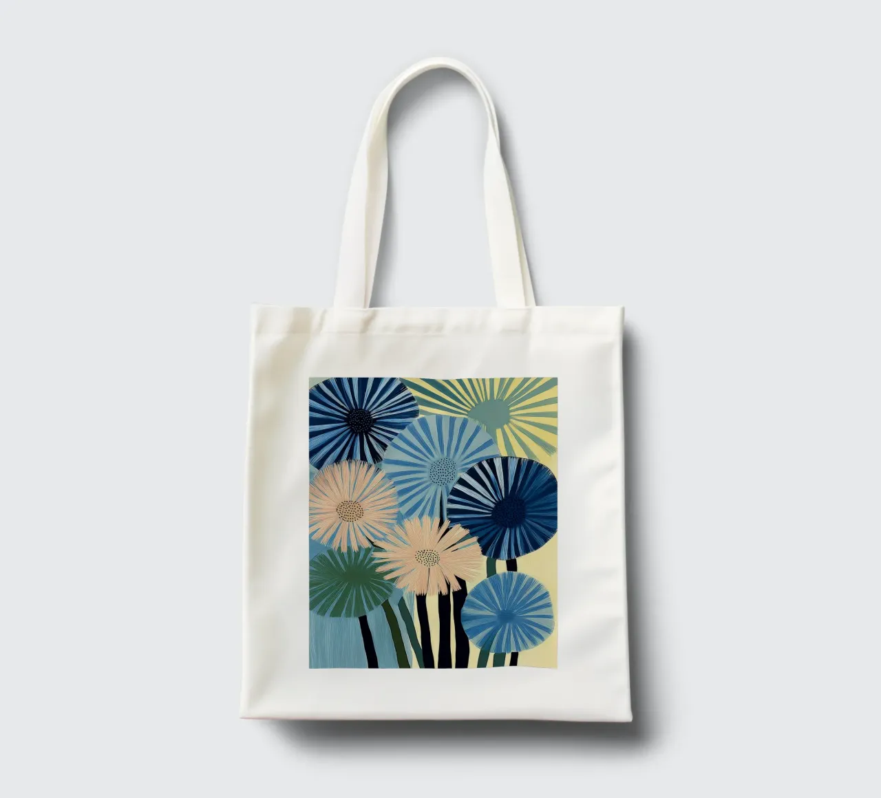 Blumen abstrakt Jutebeutel von Imagine