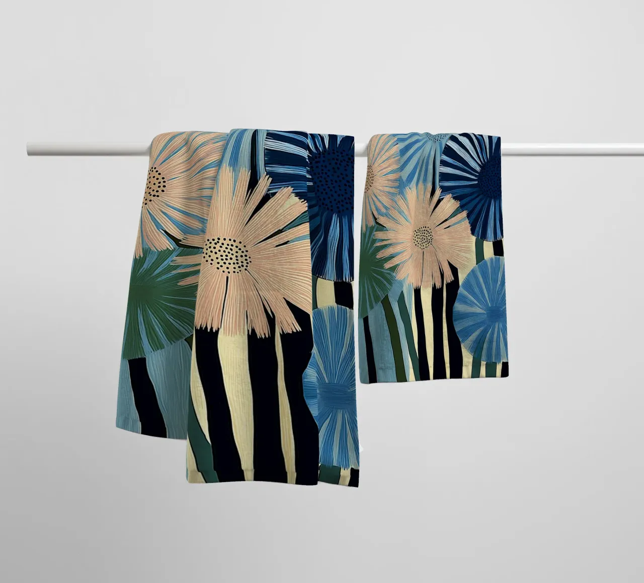 Fiori astratti asciugamano da bagno da Imagine