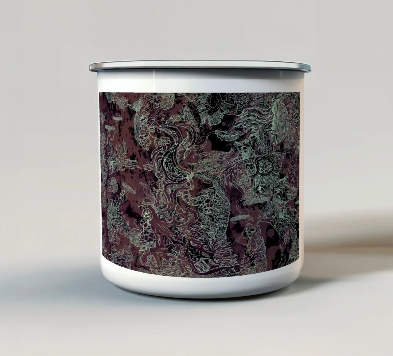 top1 tazza in smalto da Giulio Iurissevich