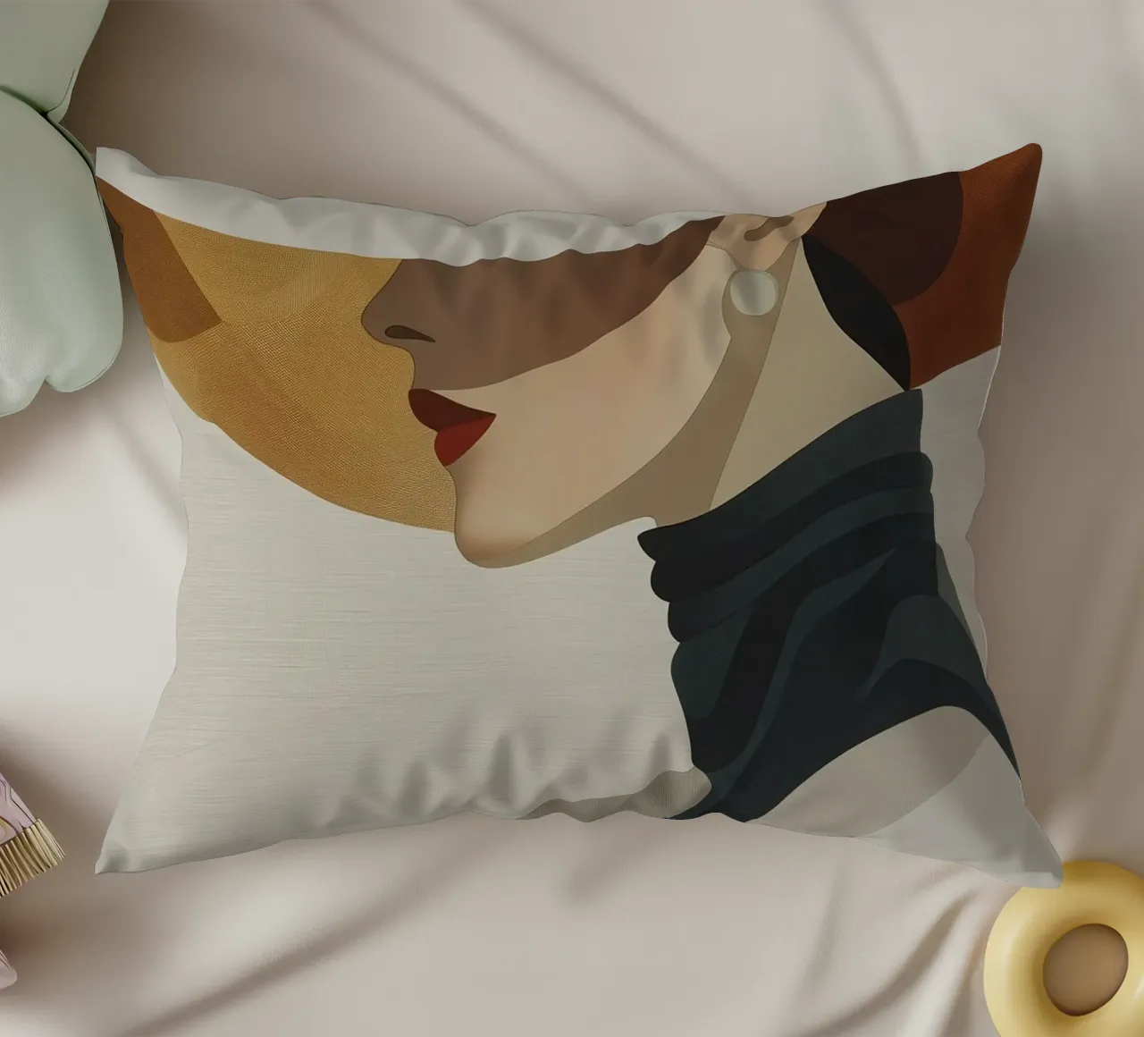 Donna con cappello cuscino da Imagine