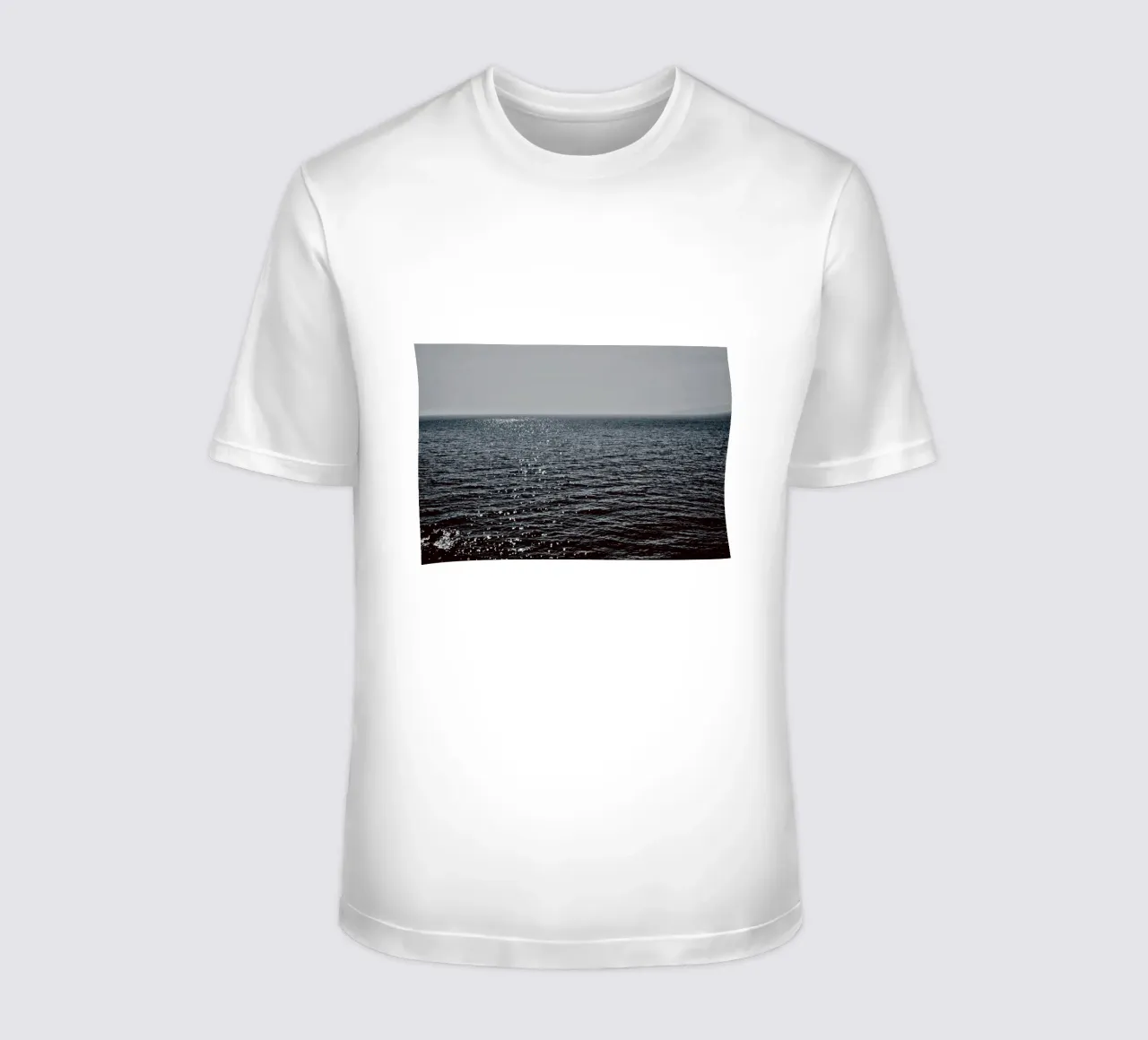 Sunlight Reflection in the Deep Blue Ocean t-shirt by KISSA STUDIO