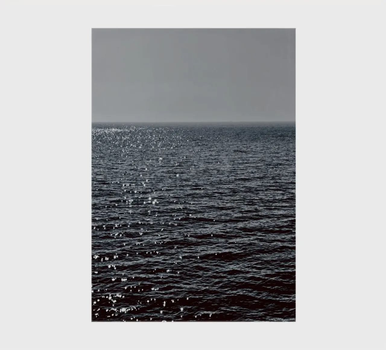 Sunlight Reflection in the Deep Blue Ocean notebook by KISSA STUDIO