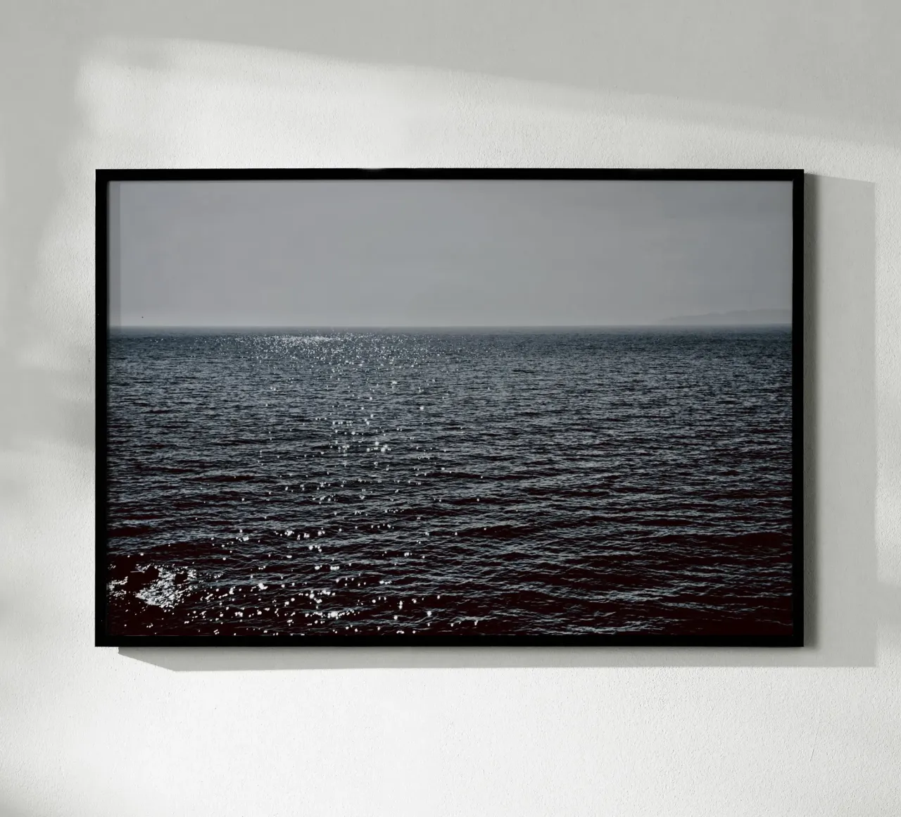 Sunlight Reflection in the Deep Blue Ocean hahnemühle by KISSA STUDIO