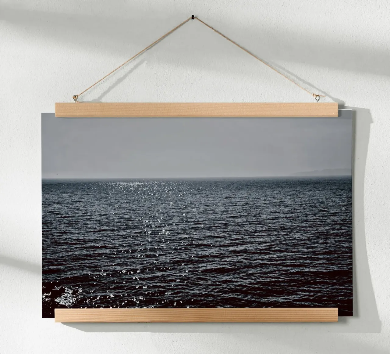 Sunlight Reflection in the Deep Blue Ocean hahnemühle by KISSA STUDIO