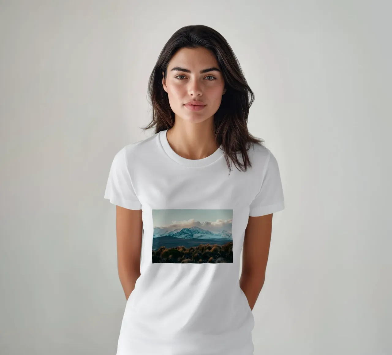 neve di montagna t-shirt da Earthly Visions