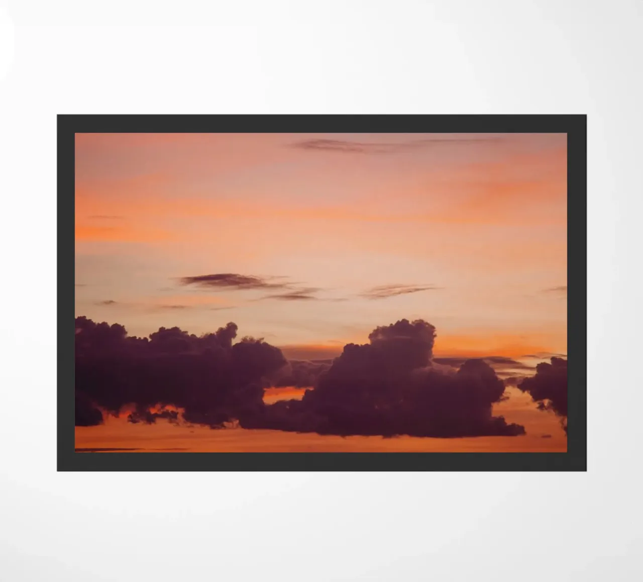 sunset ocean doormat by Earthly Visions