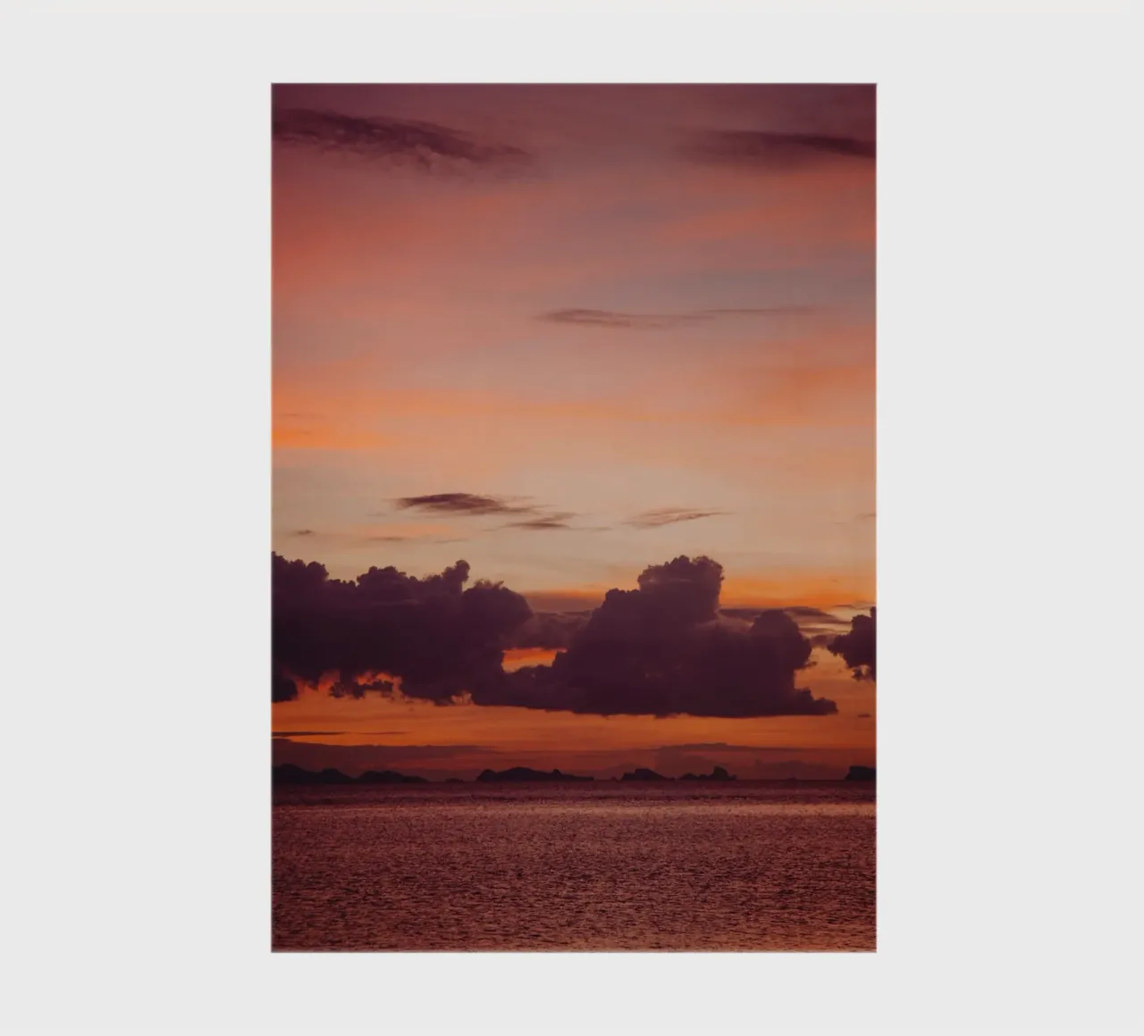 oceano al tramonto diario da Earthly Visions