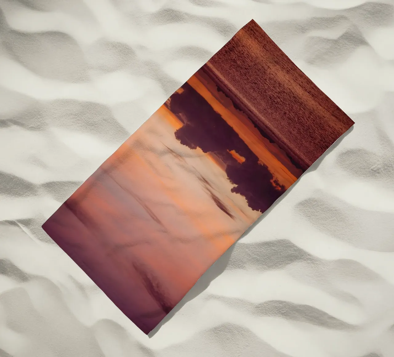 oceano al tramonto telo mare da Earthly Visions