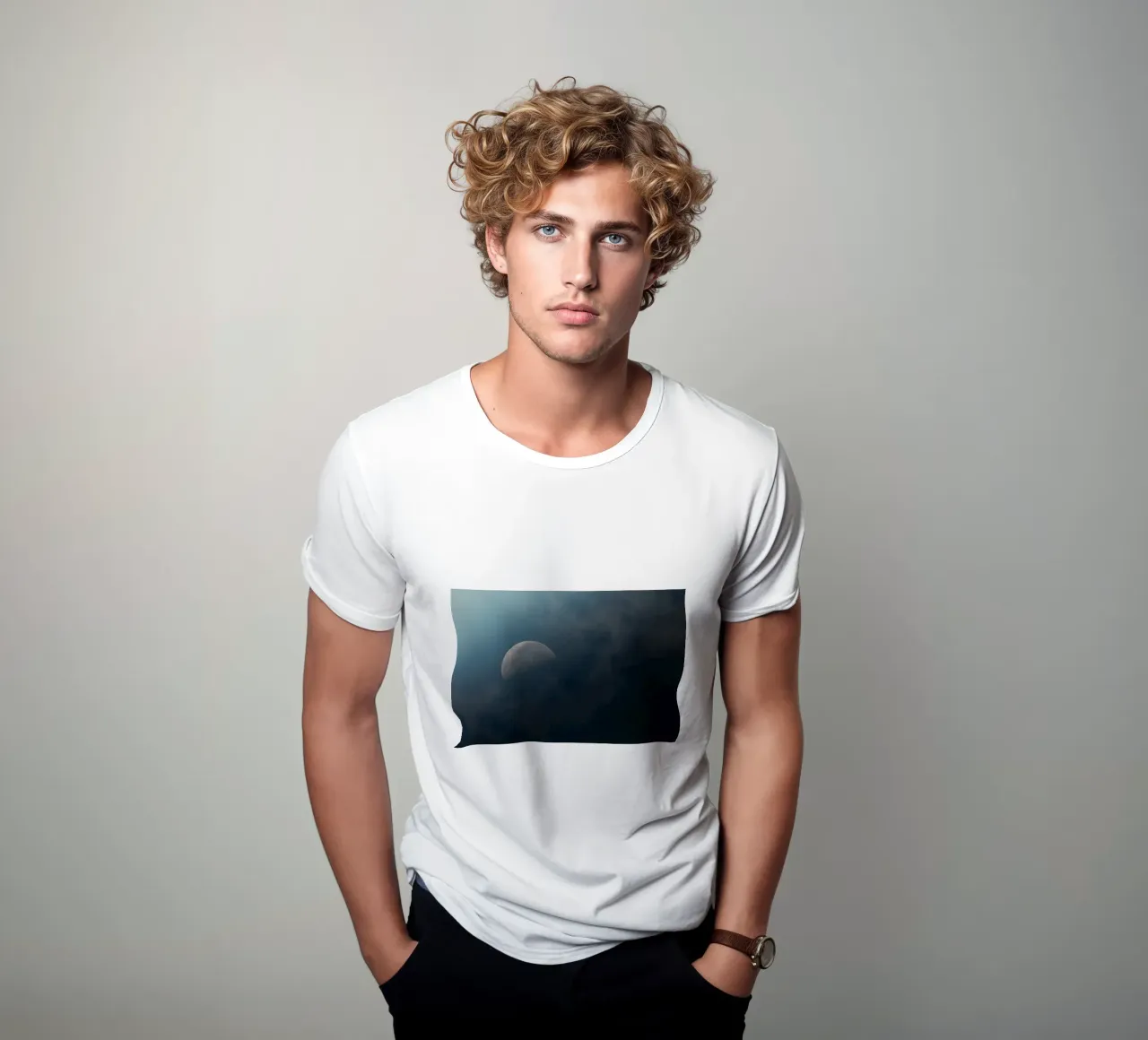 notte di luna t-shirt da Earthly Visions