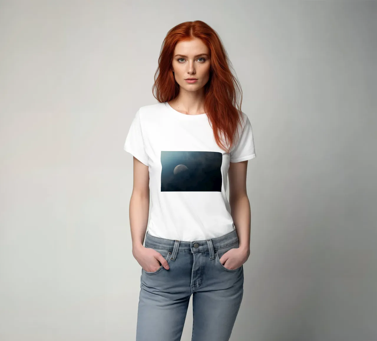 notte di luna t-shirt da Earthly Visions