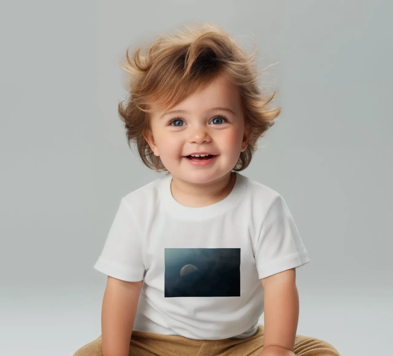noche de luna camiseta de bebé de Earthly Visions