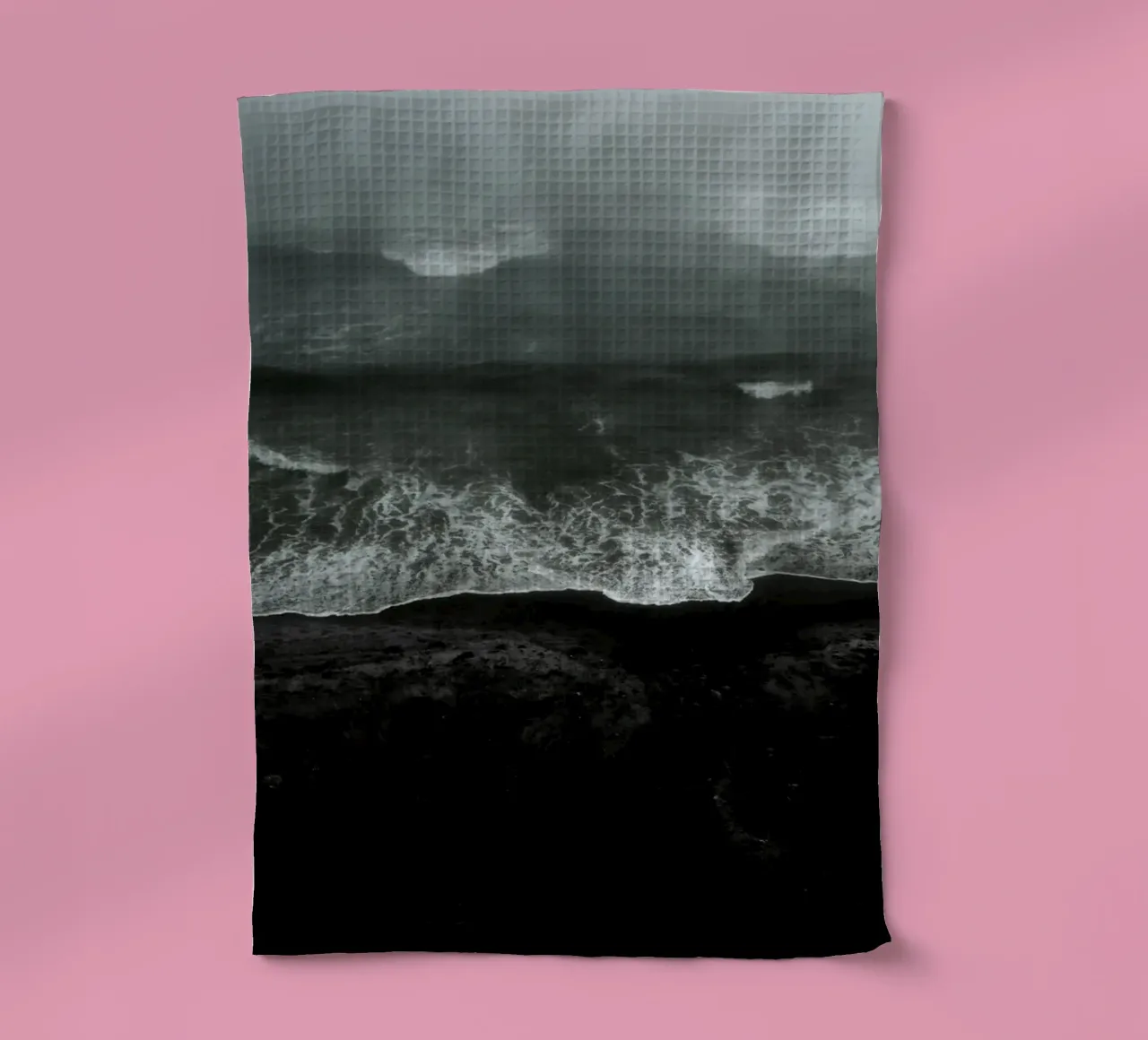 Océan noir torchon de KISSA STUDIO