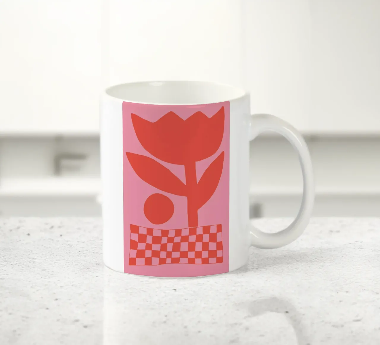 Retro Flower tazza in ceramica da Pure