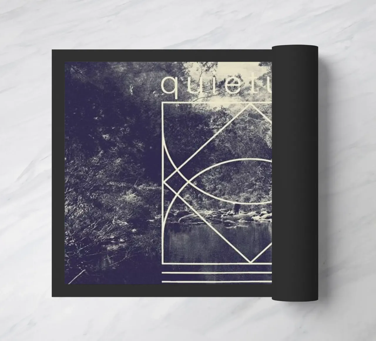 Quietude doormat by Florent Bodart