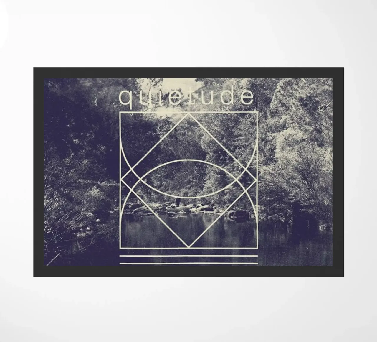 Quietude doormat by Florent Bodart